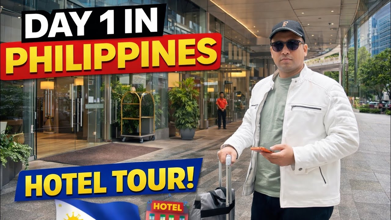 Philippines Arrival Day 1 ✈️ | Hotel Check-in & City View