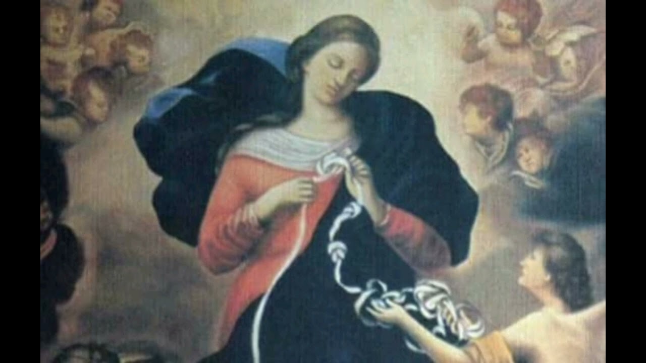 Poderosa oración a la Virgen Desatanudo  para los problemas imposibles.