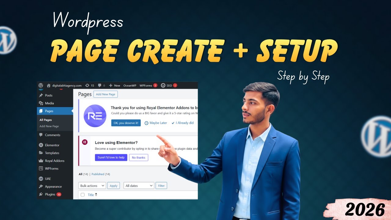 How to Create a WordPress Page Step-by-Step (2026 Tutorial)