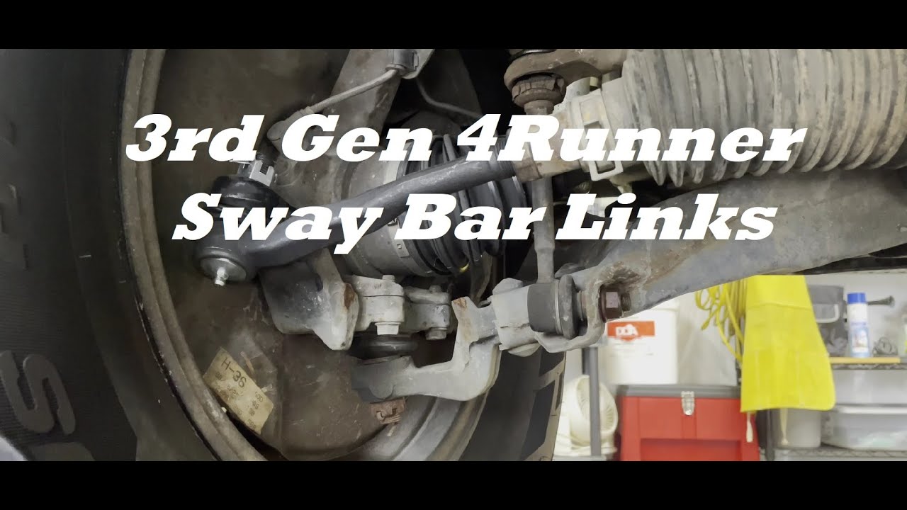 3rd gen Toyota 4Runner sway bar link replacement | DIY 3rd gen 4Runner Maintenance
