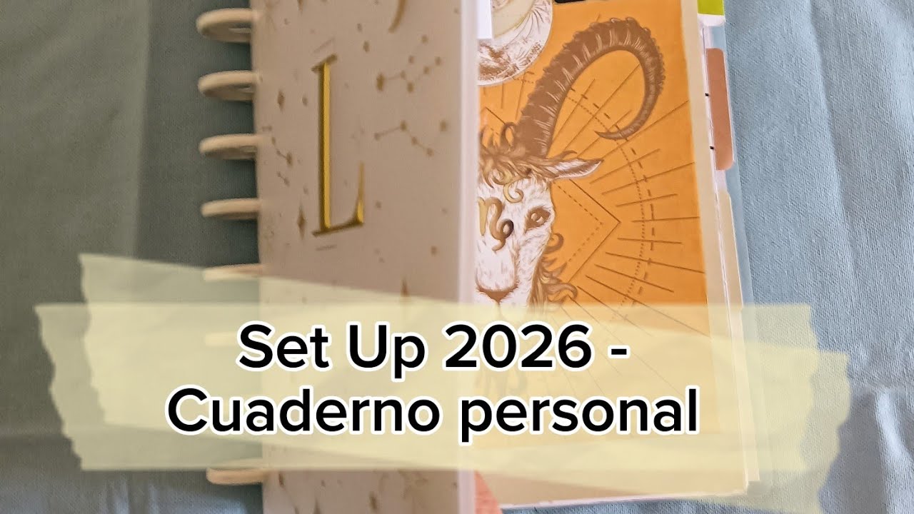 Cuaderno personal - Set Up 2026 