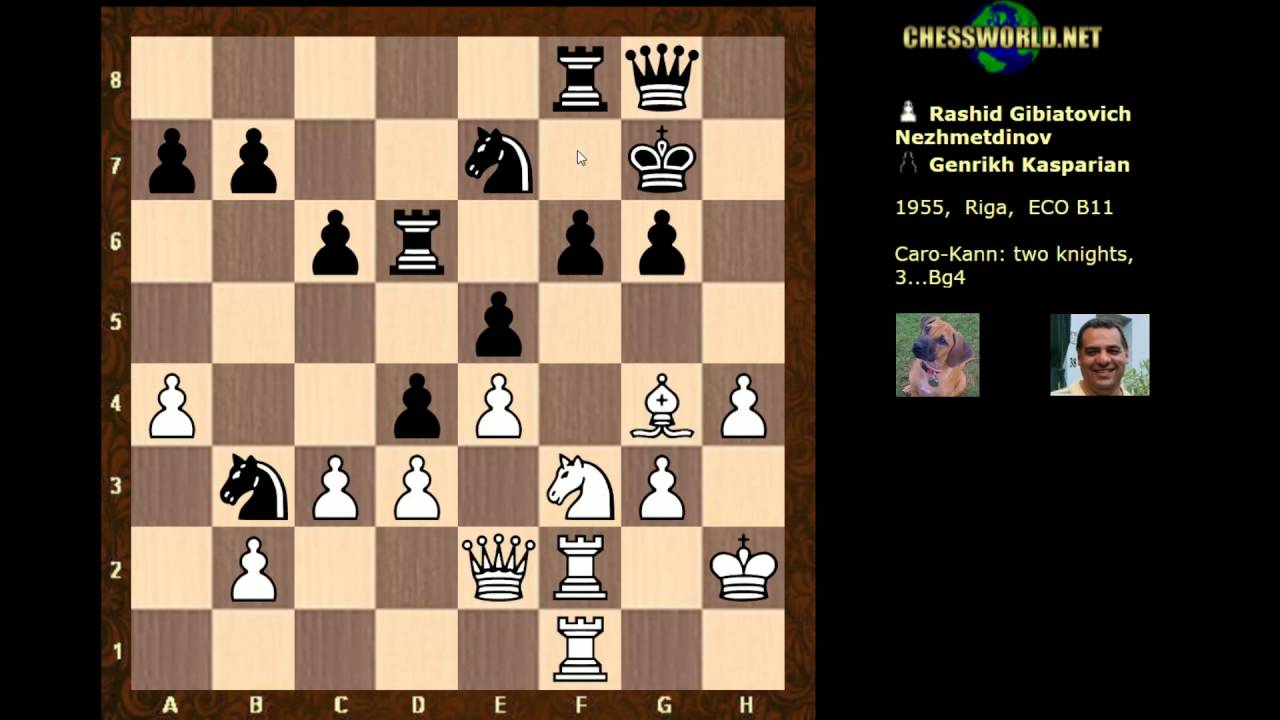Тренер Михаила Таля: Нежметдинов против Каспаряна: Примечательная игра: Рига (1955).