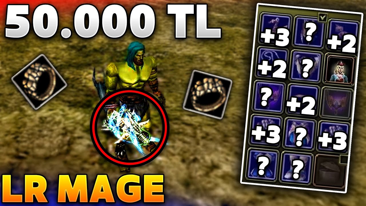 YENİ SERVER DA 50.000 TL'ye LR MAGE DİZDİM! - Knight Öküzü