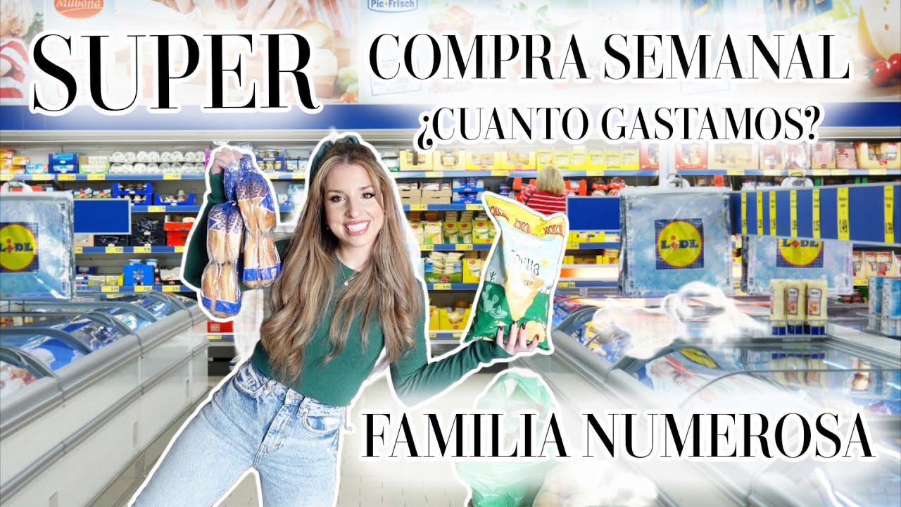 SUPER COMPRA SEMANAL/ CUANTO GASTO YO SOLA CON 4 HIJOS