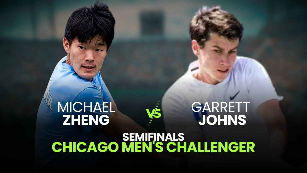 Michael Zheng vs Garrett Johns | CHICAGO MEN'S CHALLENGER SF | ATP Highlights