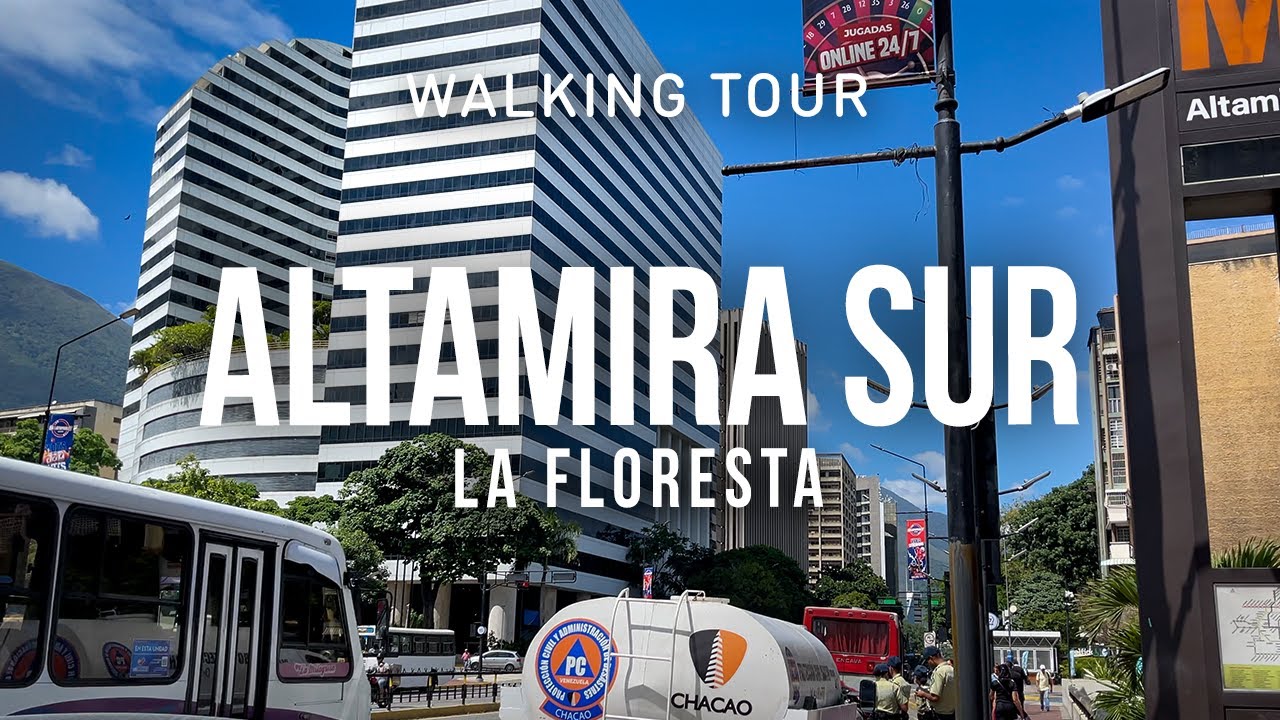 🚶‍♀️🚶 Walking City Tour CARACAS 🇻🇪: Altamira Sur y La Floresta | Zona que no conoces y debes conocer