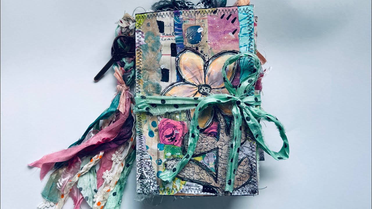 Handmade Mixed Media Master Board Art Journal Junk Journal