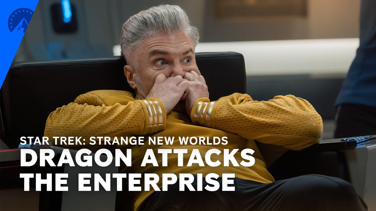 Star Trek: Strange New Worlds | A Dragon Attacks the Enterprise (S4, E9) | Paramount+