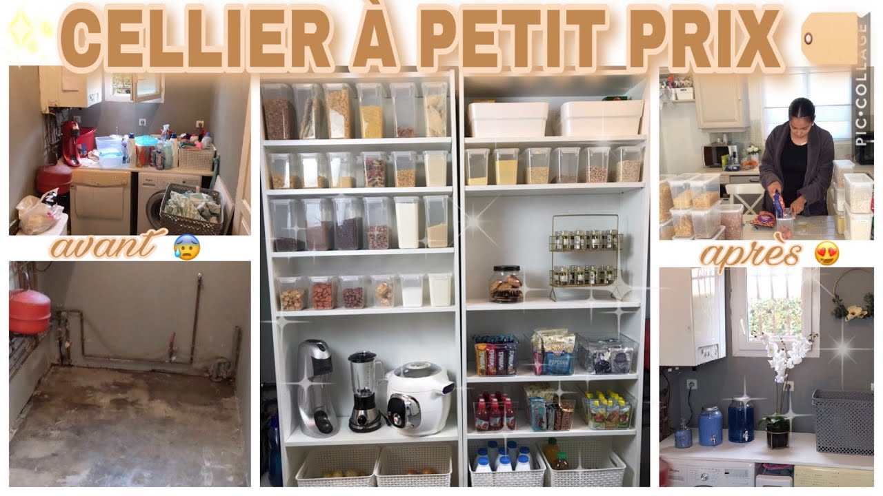 🛠JE REFAIS MON CELLIER / BUANDERIE À PETIT PRIX AVEC DES ENSEIGNES PEU CHÈRES 😍