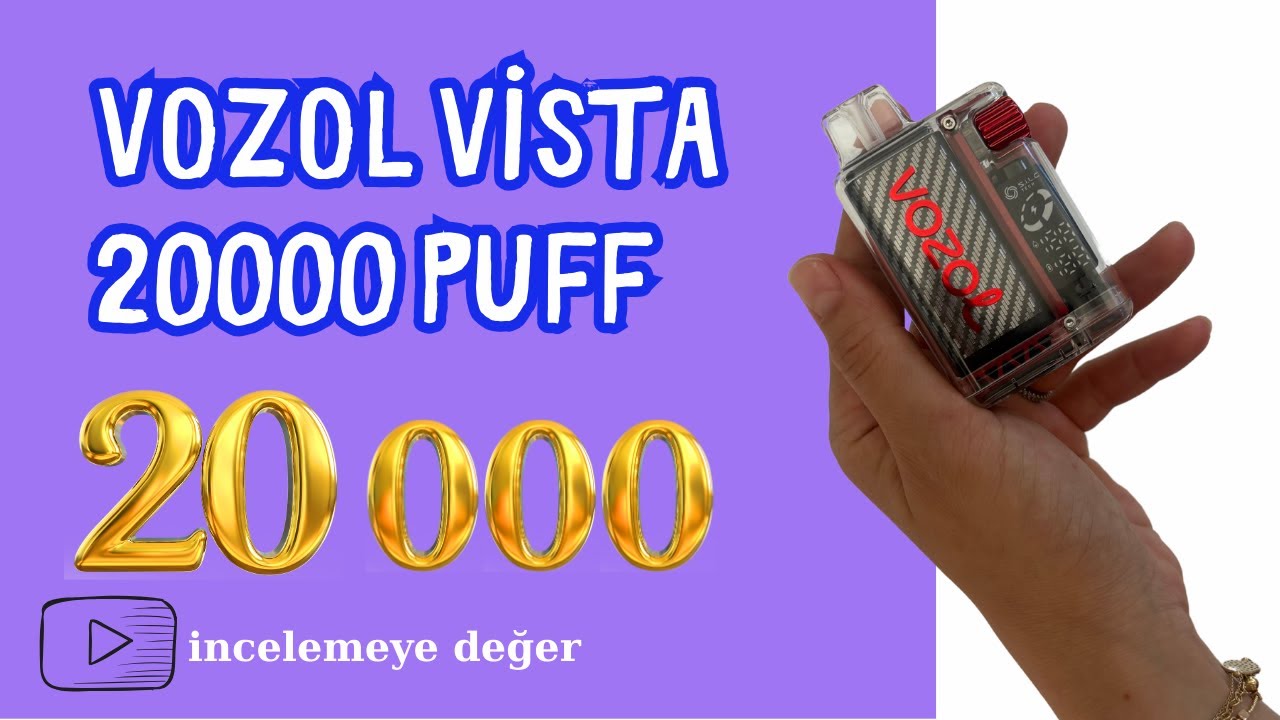 VOZOL VİSTA 20000 PUFF İNCELEME VE PAKET A&Ccedil;ILIŞI