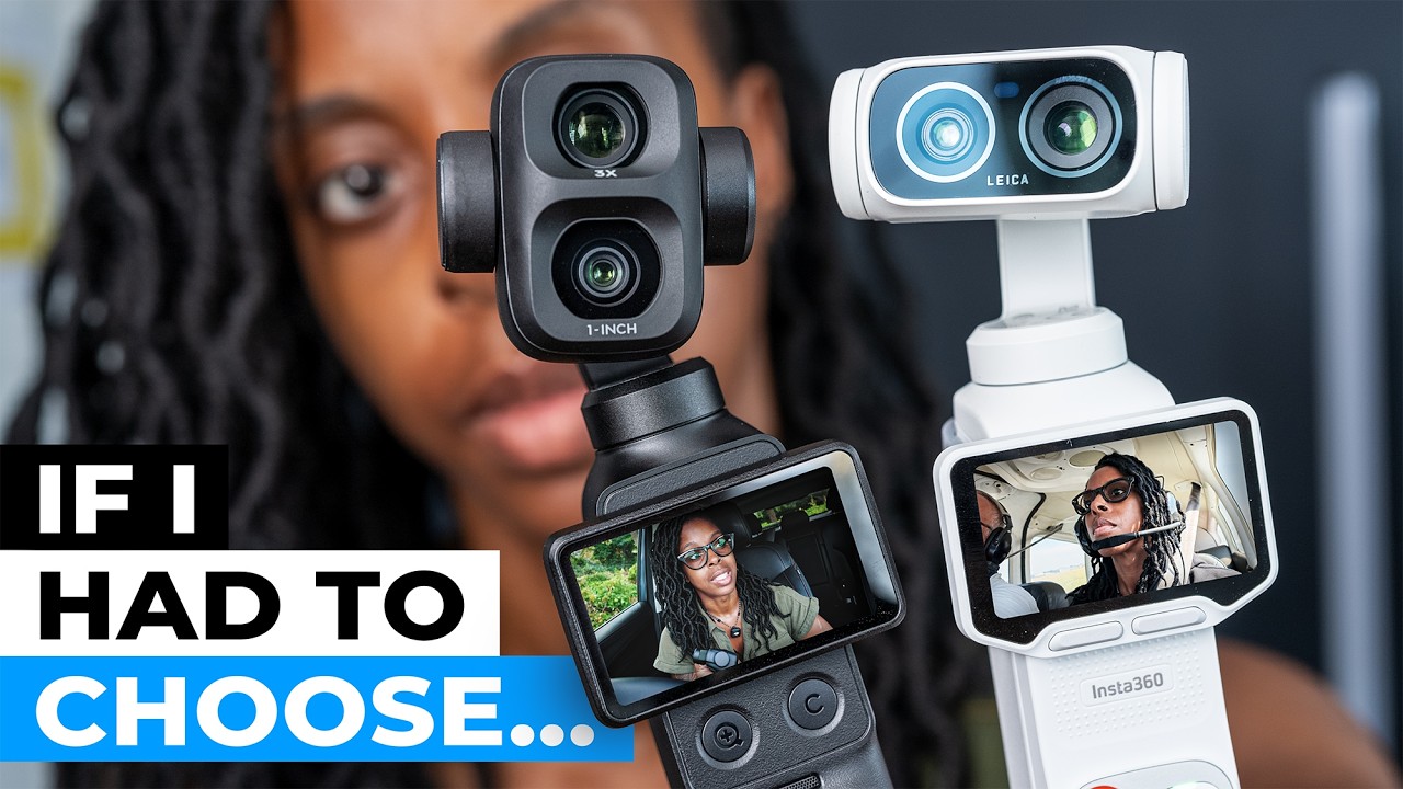 Osmo Pocket 4P vs Insta360 Luna Ultra.