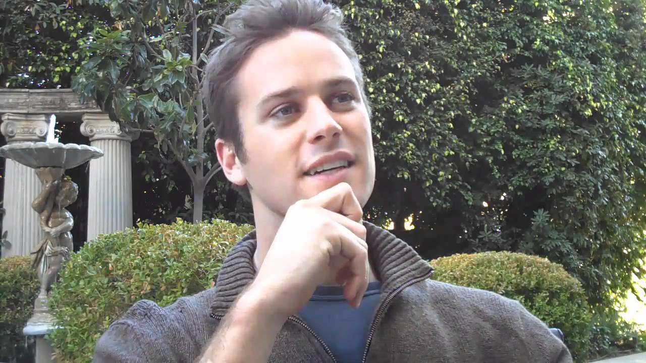 Armie Hammer Interview THE SOCIAL NETWORK, Fincher, Sorkin, Winklevoss (Part 1)
