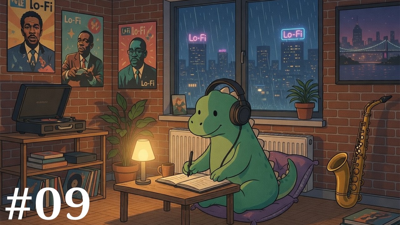Rainy Jazz Lo Fi Series #09⛈️🎷