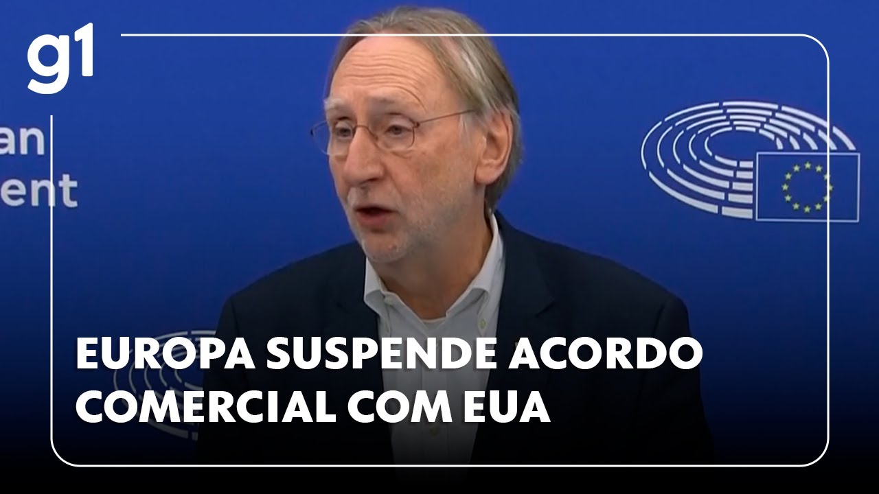 JH: Após discurso de Trump, Europa suspende acordo comercial com os EUA