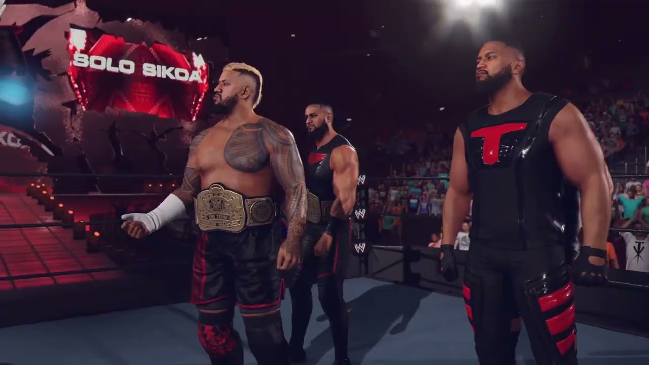 WWE 2K25 - Randy Orton vs. Aleister Black vs. Solo Sikoa
