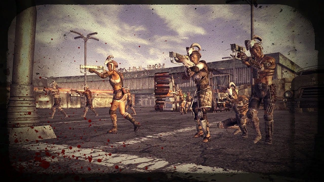 Fallout New Vegas NPC Battle | Can the Fiends take over McCarran's camp ?