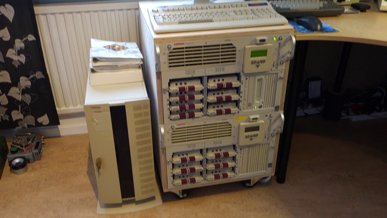 Retro server and computer setup overview