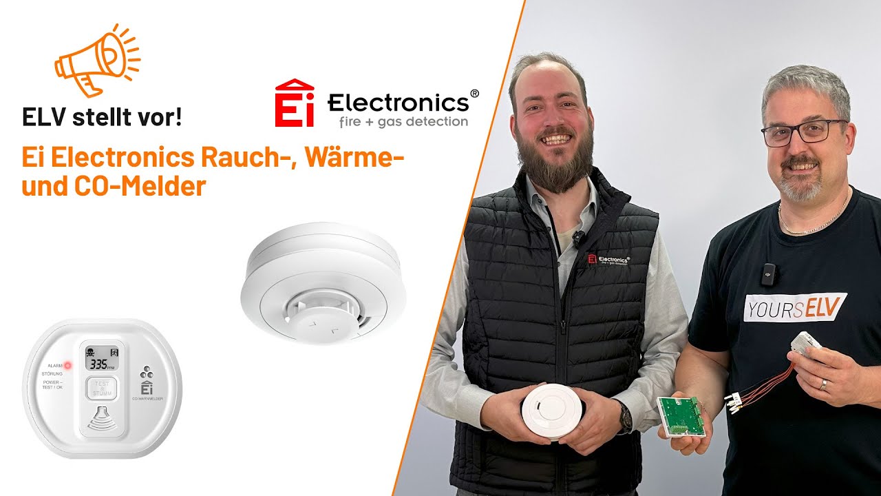 Rauch-, CO- und Wärmewarnmelder von Ei Electronics - ELV stellt vor!