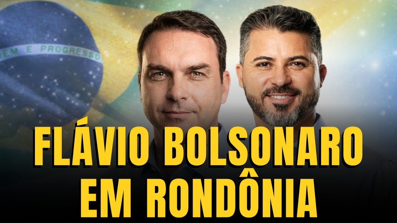 MANIFESTAÇÃO AO VIVO: FLÁVIO BOLSONARO COM MULTIDÃO POR BOLSONARO