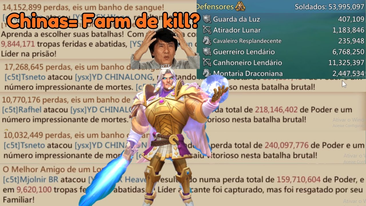 Zerando CHINAS GORDOS! Lords Mobile