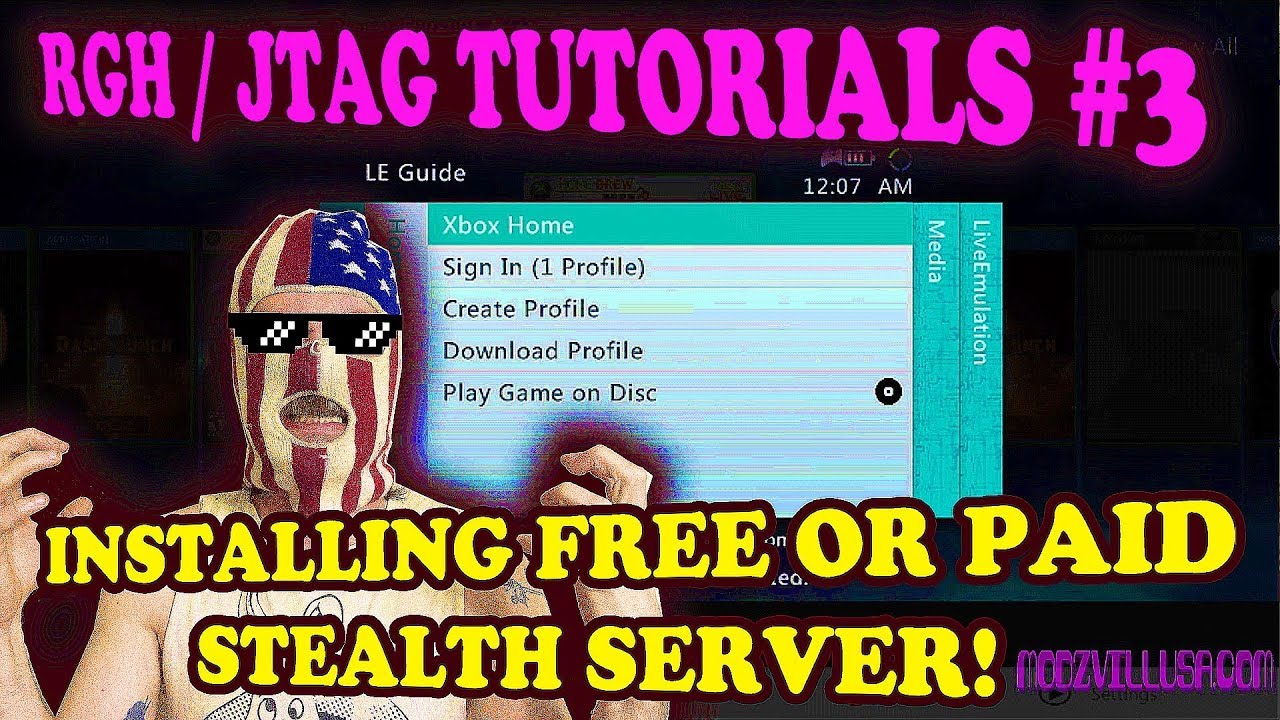 RGH / JTAG TUTORIALS # 3 - INSTALLING A STEALTH SERVER! FREE + PAID SERVERS