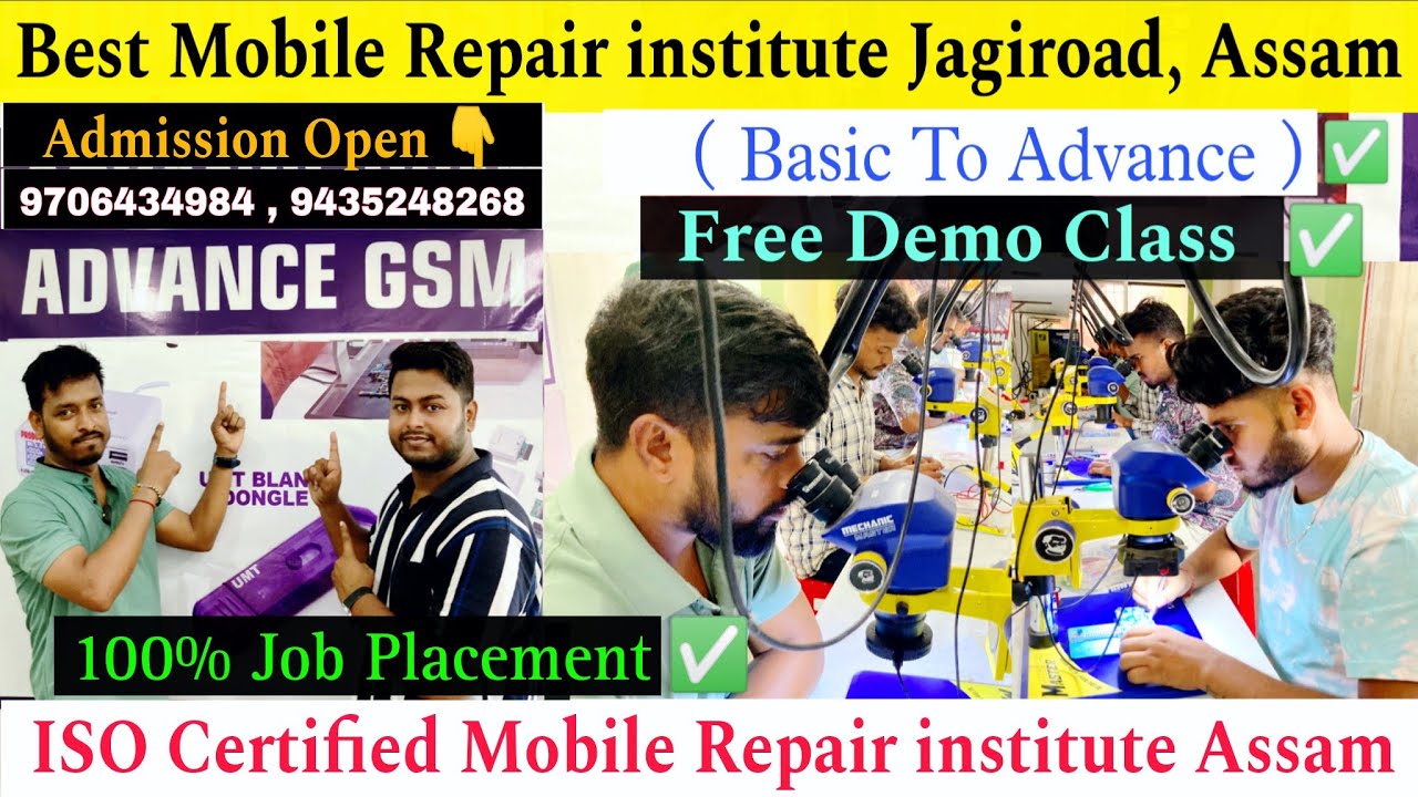 ISO Certified Mobile Repair institute in Northeast/100% Job Placement/Mobile Repair institute Assam✅