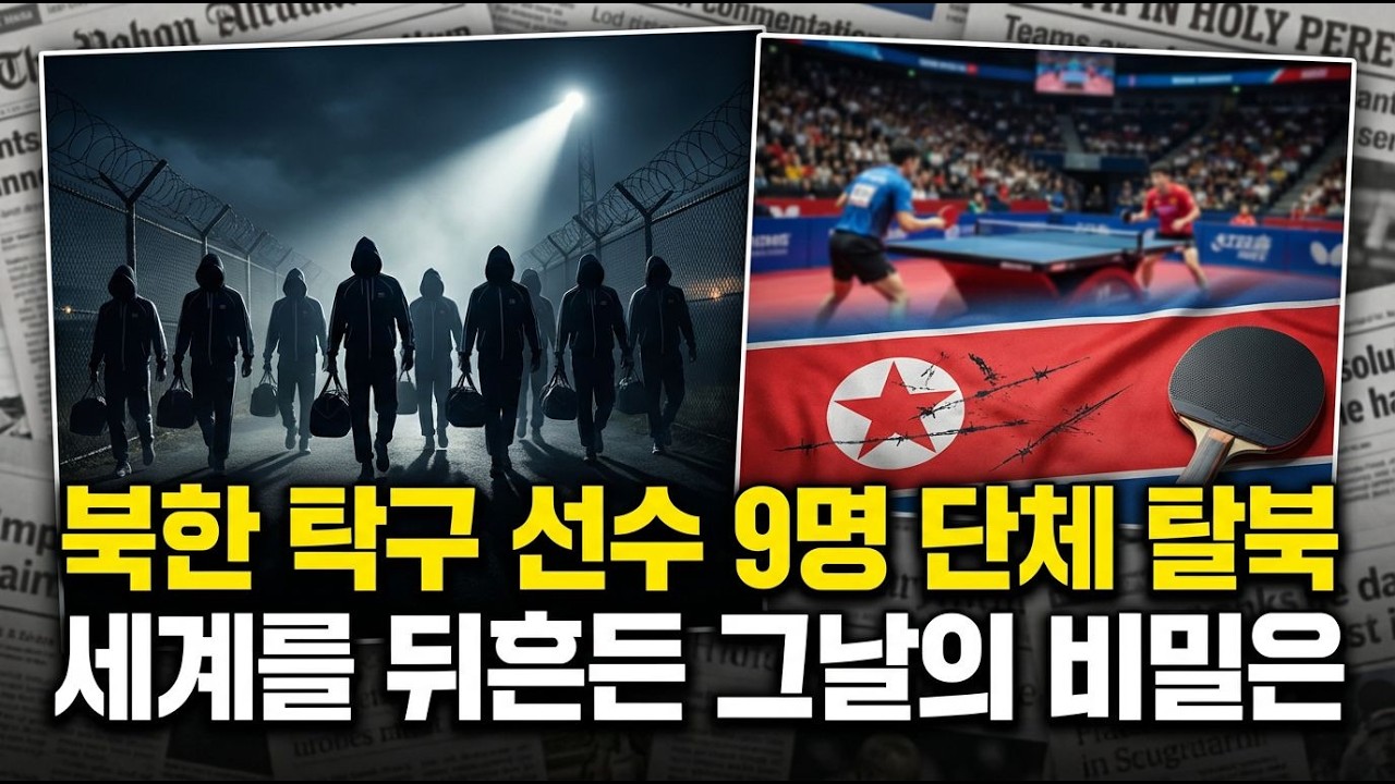 북한 국가대표 탁구 에이스… ‘평양의 감옥’에서 탈출한 이유”