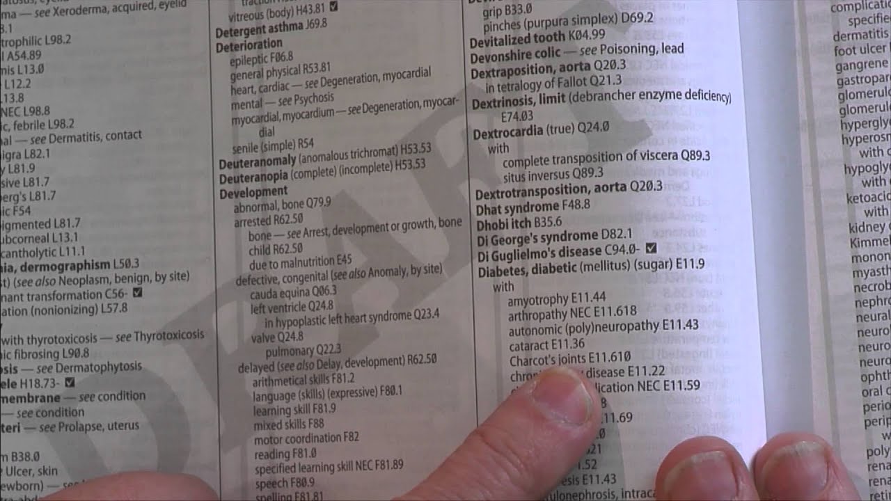 ICD-10-CM Diabetic Retinopathy Coding Demonstration