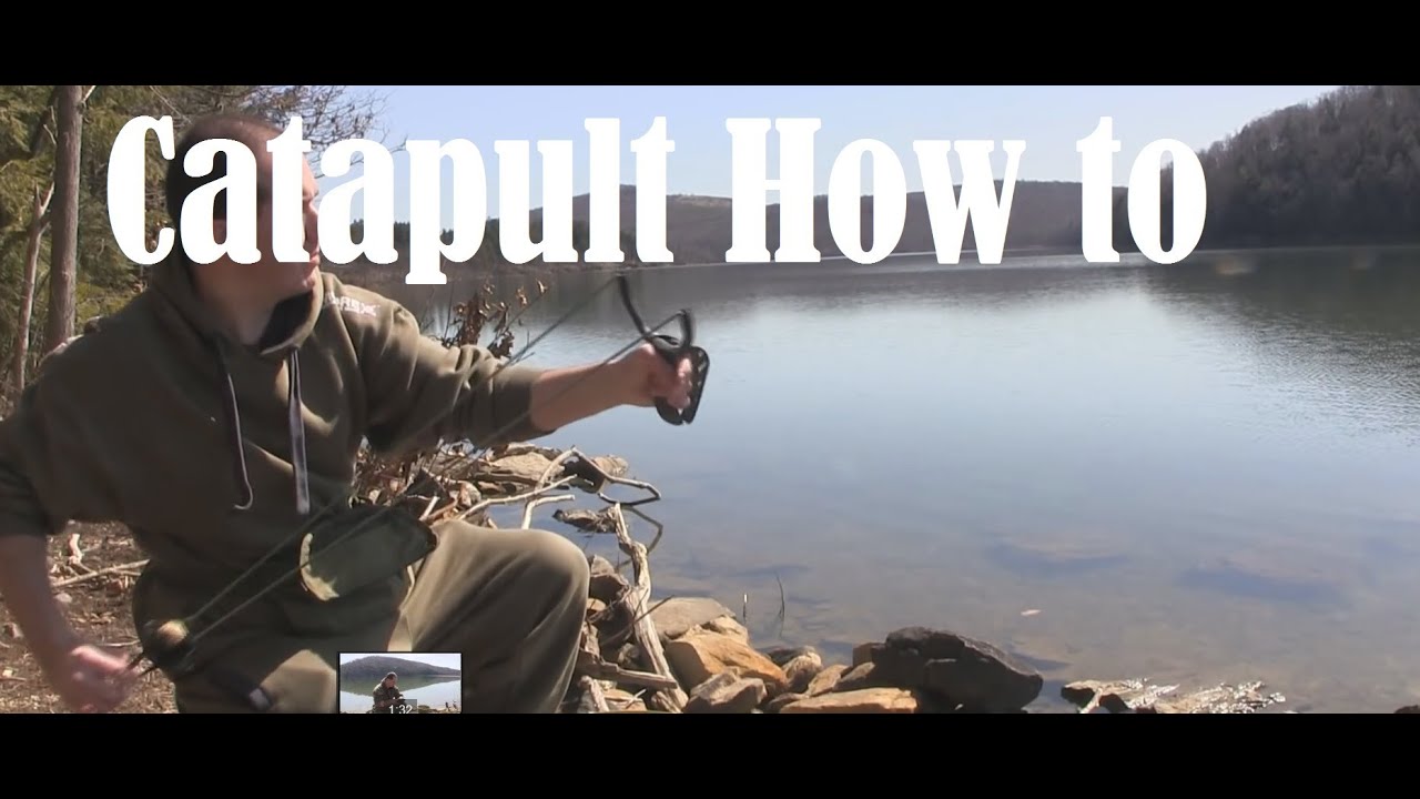 Catapult for carp fishing 101 A small tutorial how to video Beginners Guide
