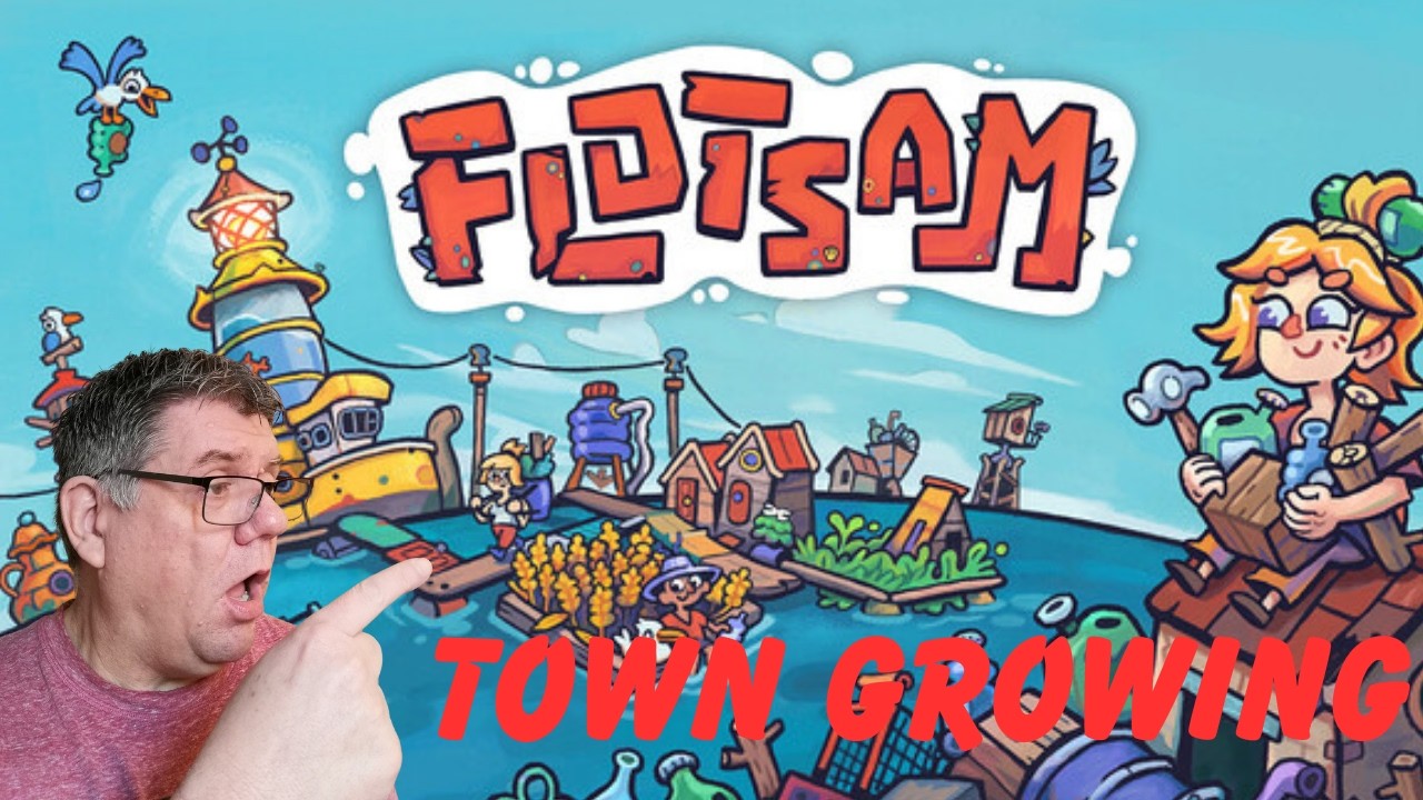 Can Grandpa Build the Ultimate Floating Town? | Flotsam Gameplay