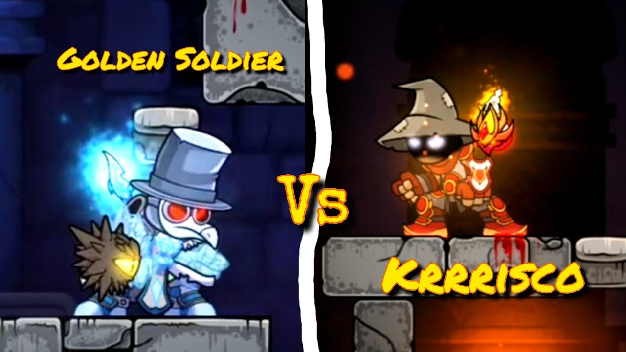 Um bom duelo entre gelo e fogo com o Golden Soldier