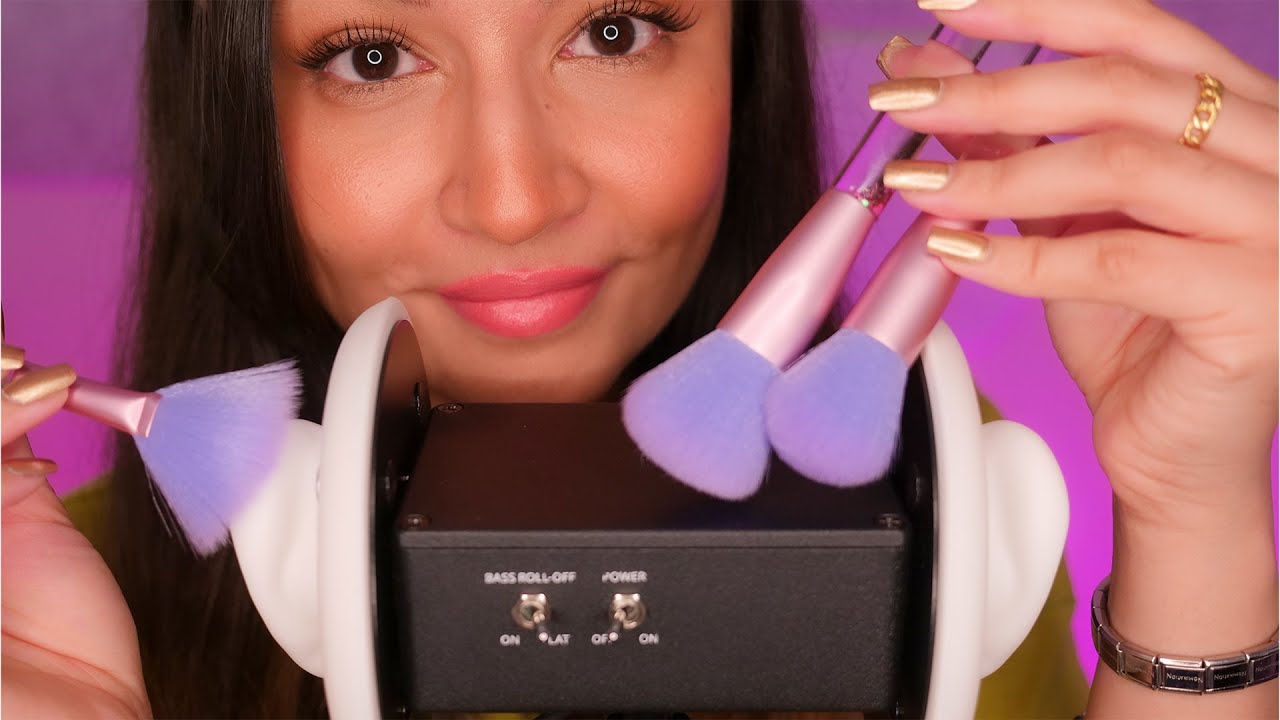 ASMR Helping You Relax ♡ (Ear Attention/Brushing)