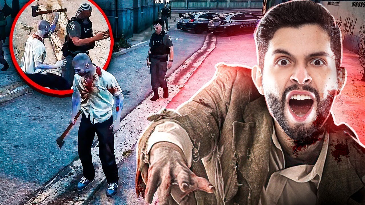 VIREI ZUMBI NO GTA RP E TROLLEI GERAL!!