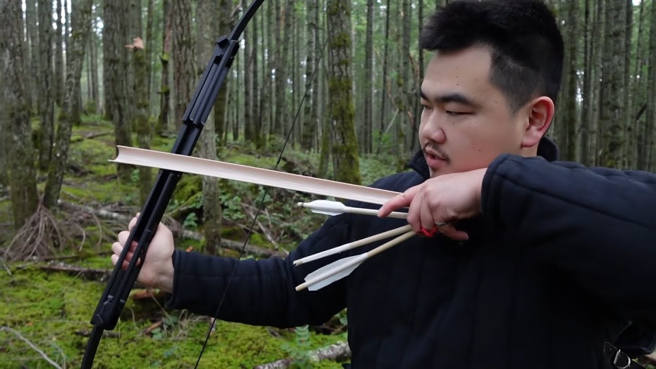 Folding Bow with Survival Arrows
