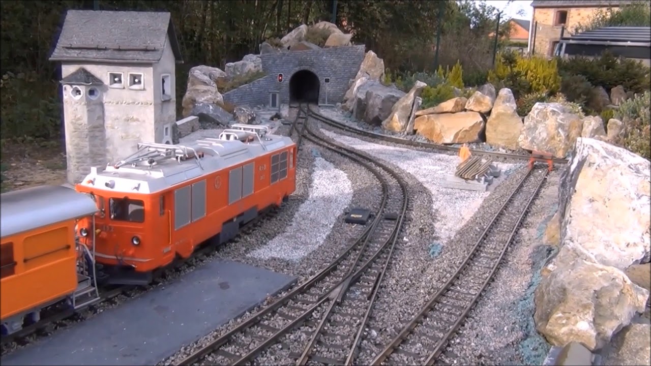Un train RhB au jardin 22 08 2017