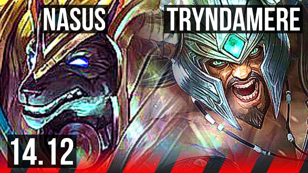 NASUS vs TRYNDAMERE (TOP) | 7/0/2, Godlike | EUNE Master | 14.12