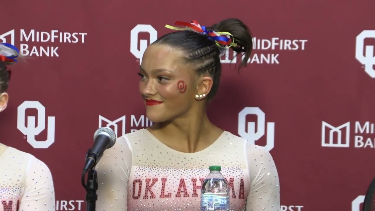 K.J. Kindler, Addison Fatta, Elle Mueller, and Lily Pederson Postmeet vs Alabama