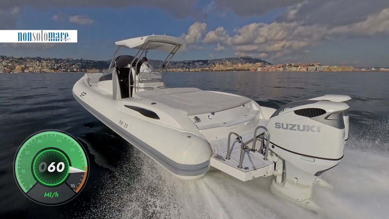 SEA PROP Comfort 33 prova in mare con 2 DF350 di casa Suzuki
