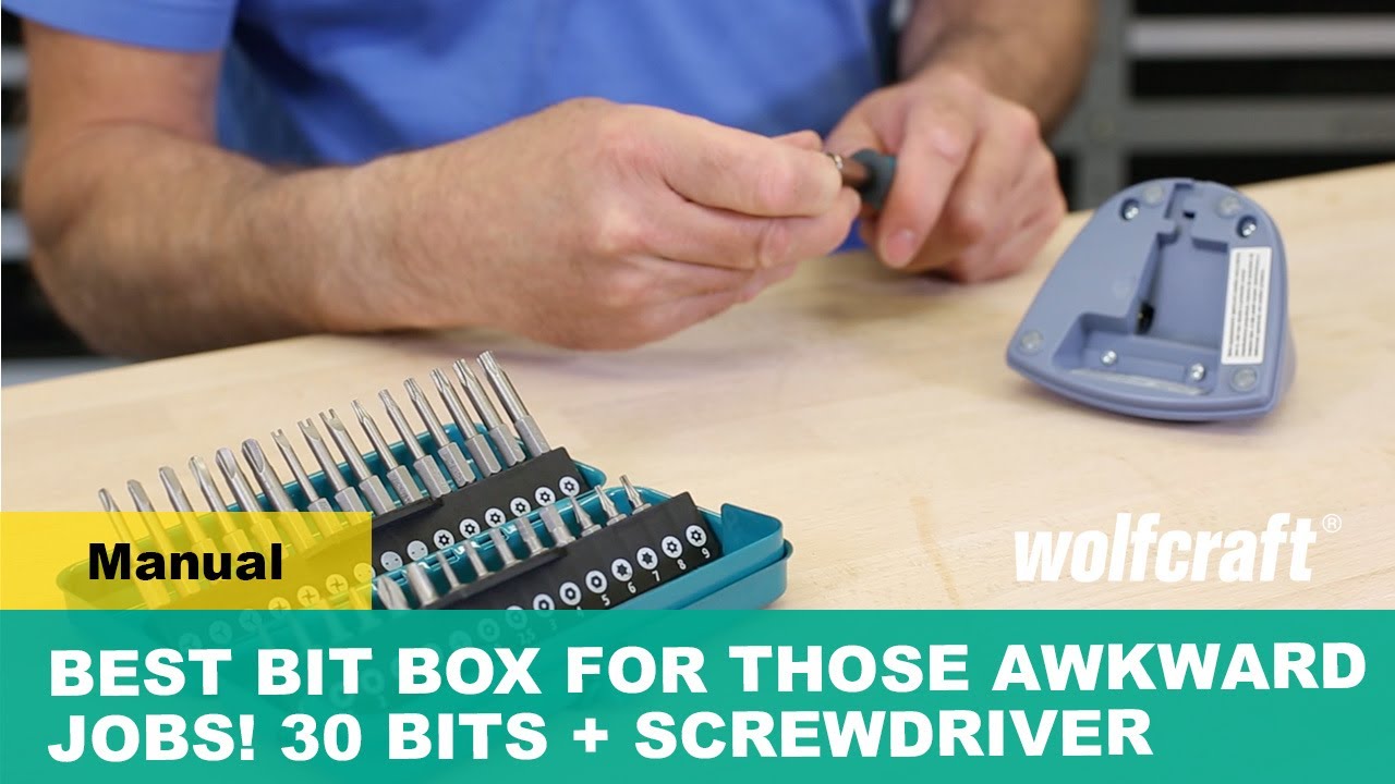 Best Bit Box For Those Awkward Jobs! 30 Bits + Hand Screwdriver All In One Small Box