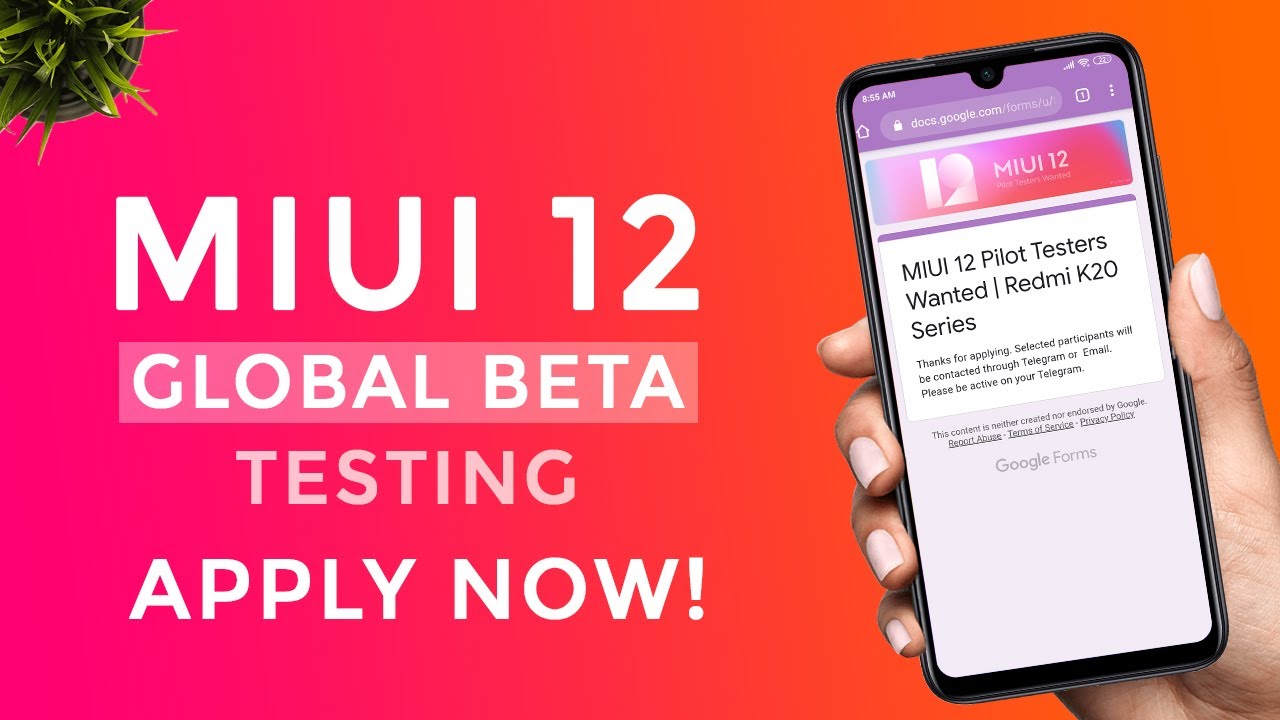 MIUI 12 Global Beta Testing Opened Apply Now!