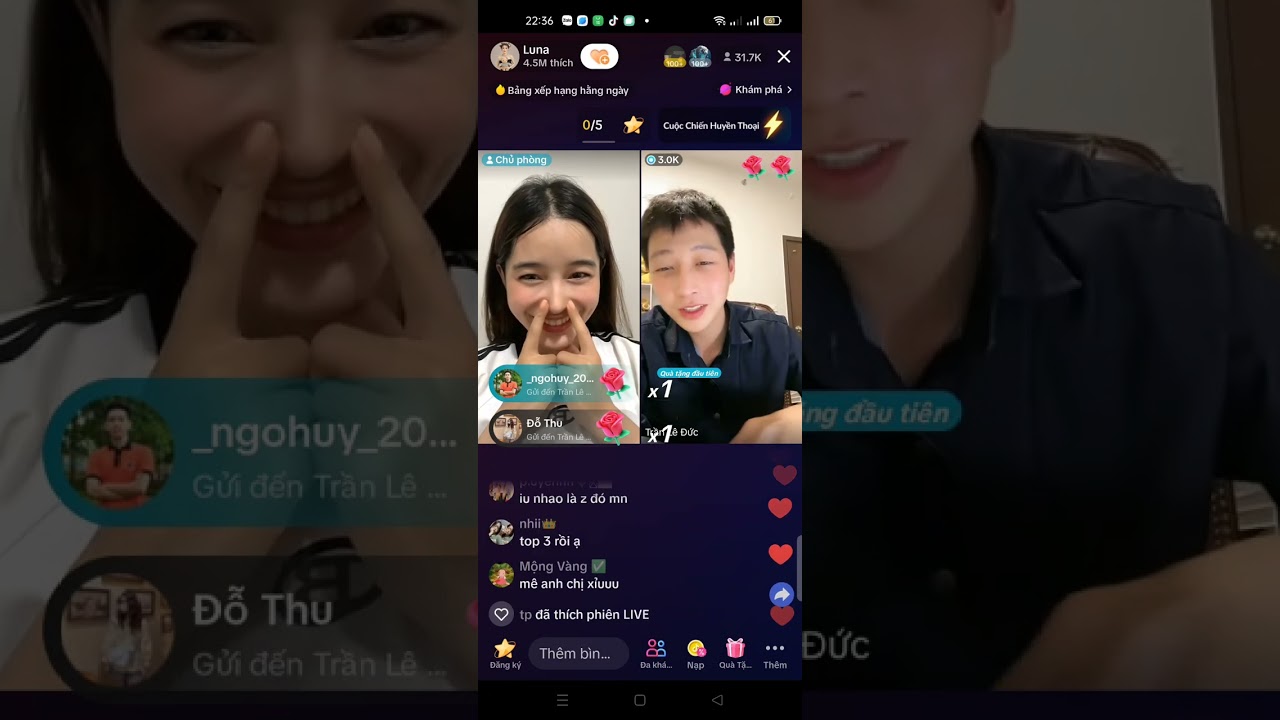 Thính thơm quá nè mọi người Luna -lê Đức