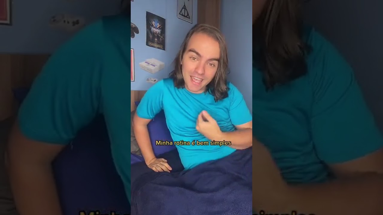 Rafael Chapouto mostrando sua rotina matinal! 