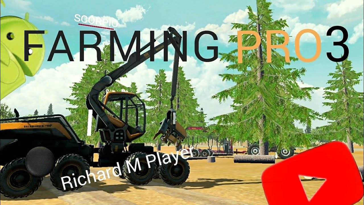 💠FARMING PRO 3 || Trabajando Con MAQUINA SCORPION en el Corte De Madera||Farming PRO3.