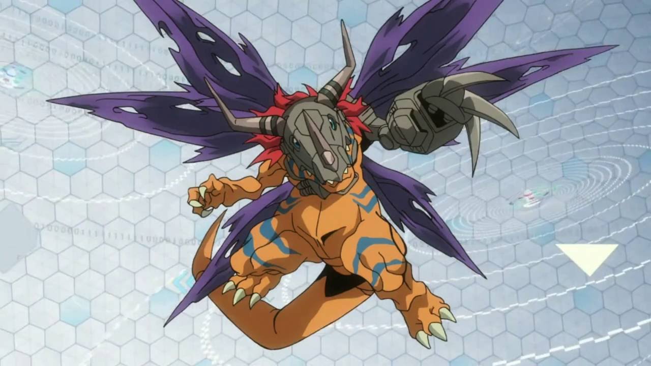 Digimon Adventure Tri. Greymon Digivolves to MetalGreymon English Sub