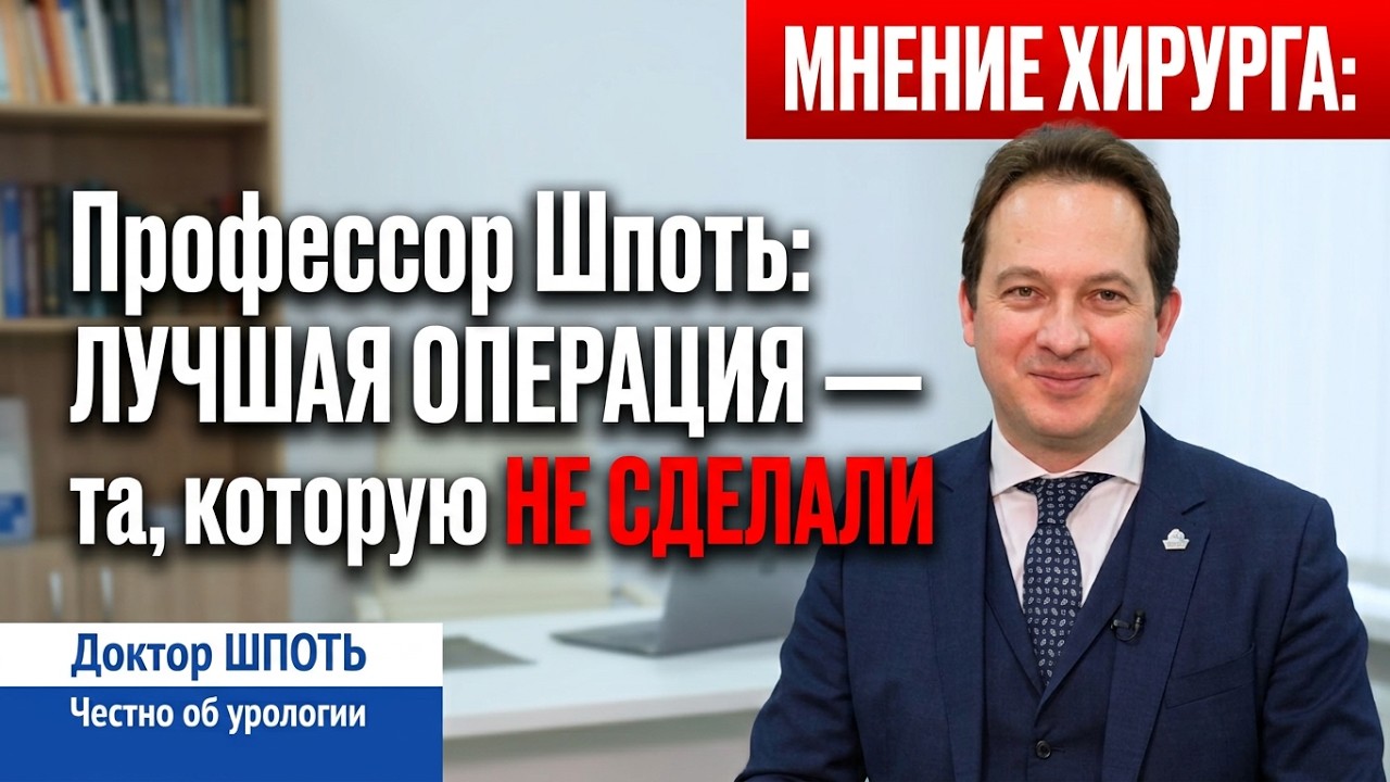 ЛУЧШАЯ ОПЕРАЦИЯ — та, которую не сделали
