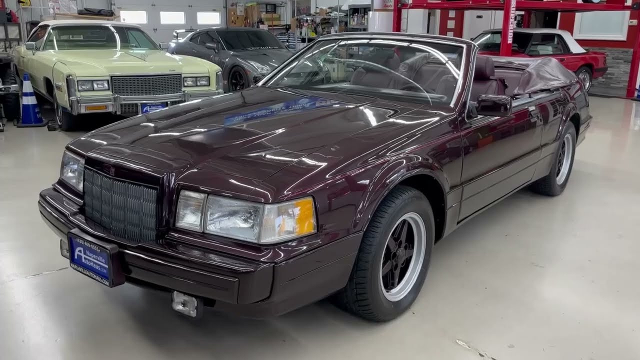 Convertible LSC Lincoln Mark VII (1988) - RARE - 13K MILES