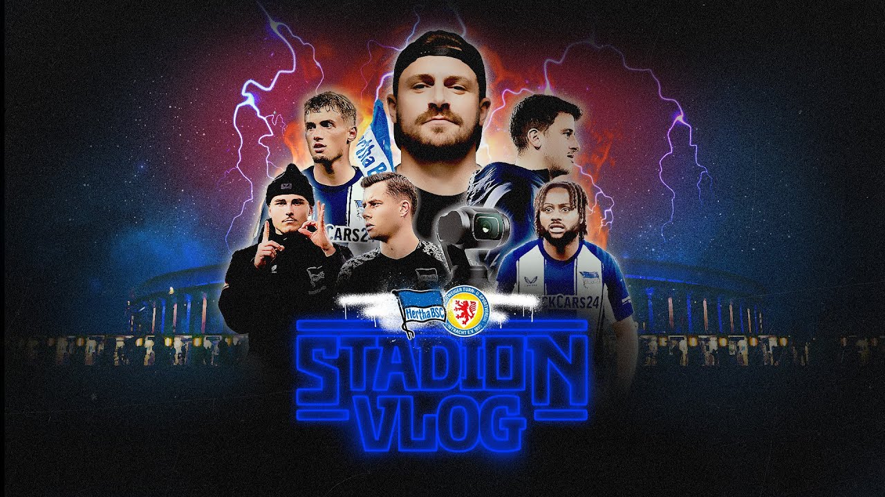 HERTHA BSC vs. EINTRACHT BRAUNSCHWEIG | STRANGER THINGS Edition | STADIONVLOG