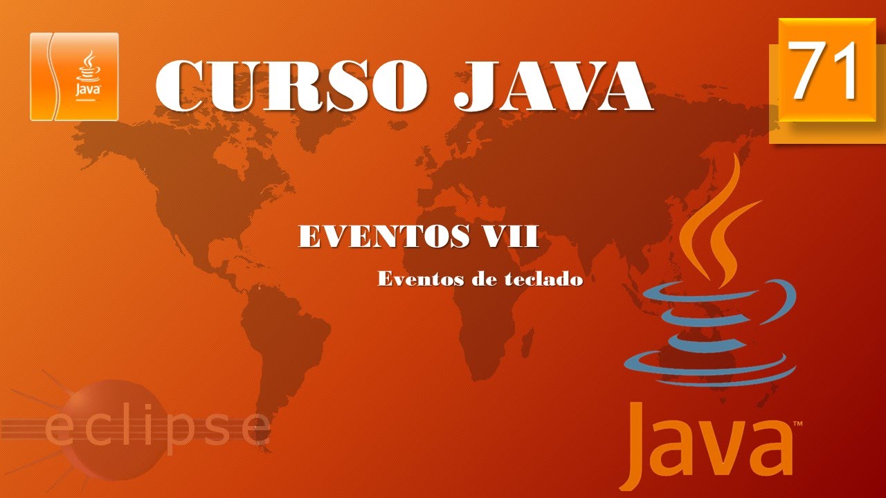 Curso Java  Eventos VII. Eventos de teclado I. Vídeo 71