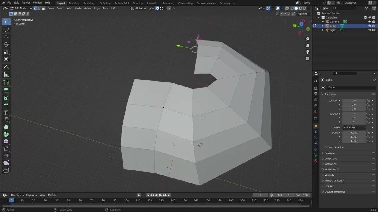 Extrude to cursor multi functionality