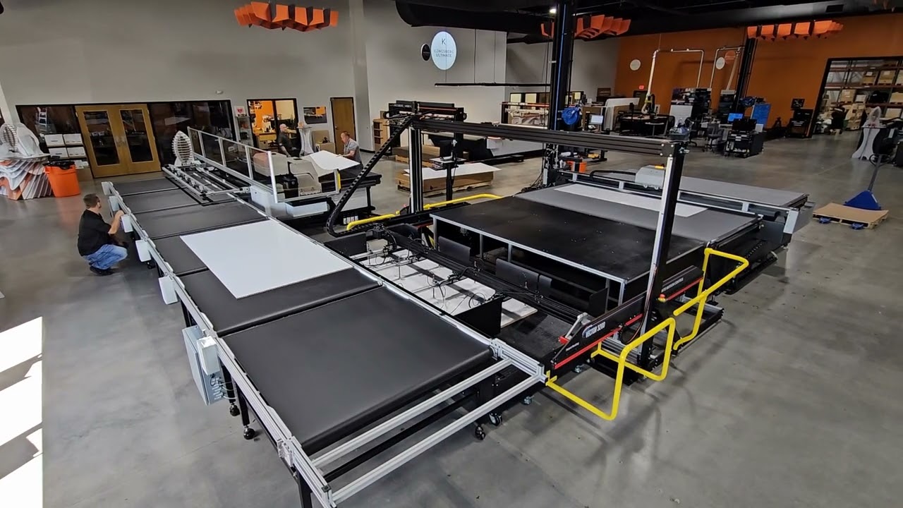 Conveyor Print To Cut with Vector Feeder